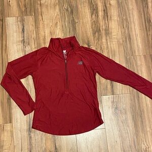 New Balance Women's Crimson Long Sleeve Tee